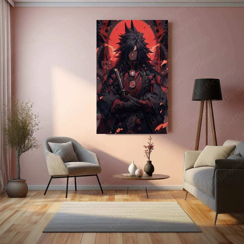 Madara Uchiha Metal Poster – The Legendary Shinobi - TURTLEWINGS
