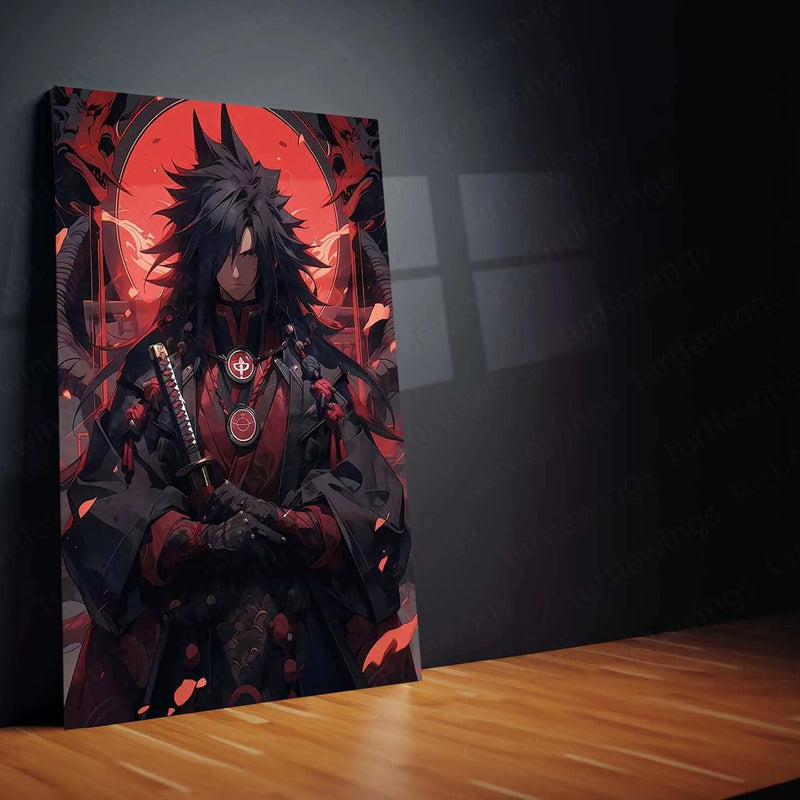 Madara Uchiha Metal Poster – The Legendary Shinobi - TURTLEWINGS