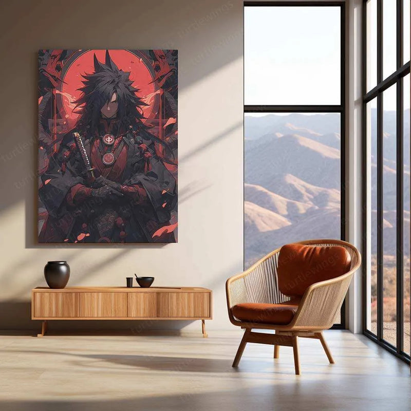 Madara Uchiha Metal Poster – The Legendary Shinobi - TURTLEWINGS