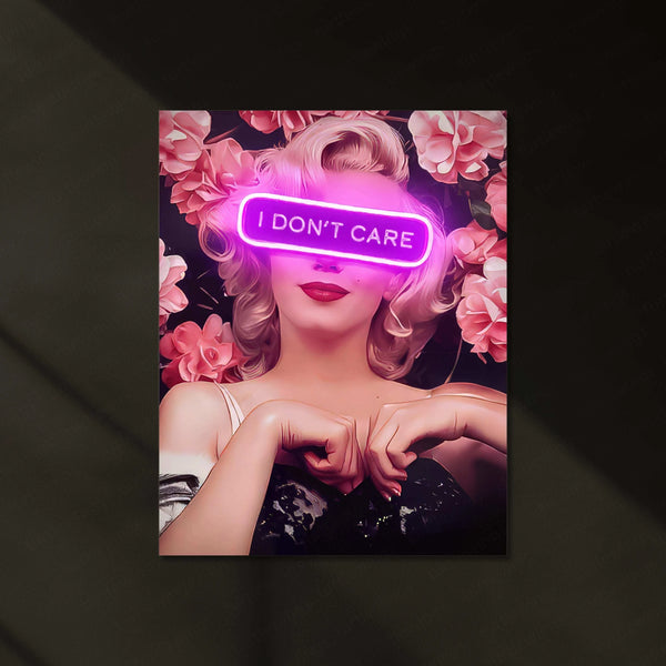 Marilyn Monroe Neon LED Metal Poster - TURTLEWINGS