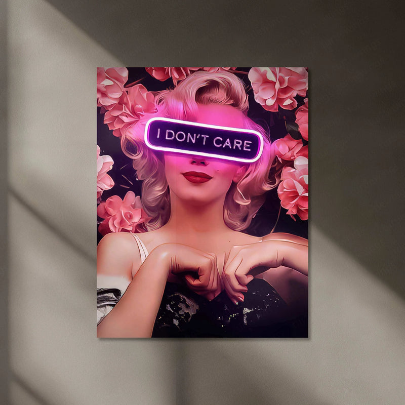 Marilyn Monroe Neon LED Metal Poster - TURTLEWINGS