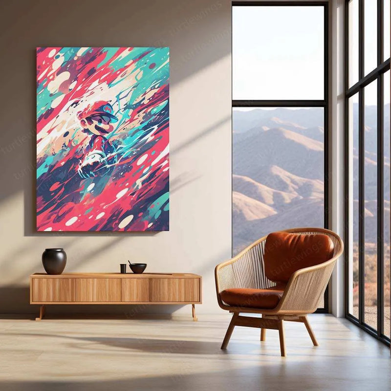 Mario Metal Poster – Iconic Super Mario Character Wall Art | Legendary Video Game Hero 2 - TURTLEWINGS