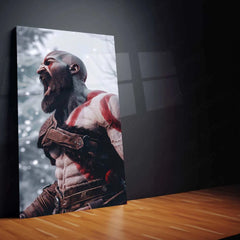 Kratos – Rage Unleashed Metal Poster - TURTLEWINGS