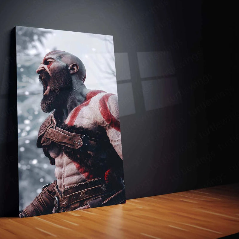 Kratos – Rage Unleashed Metal Poster - TURTLEWINGS