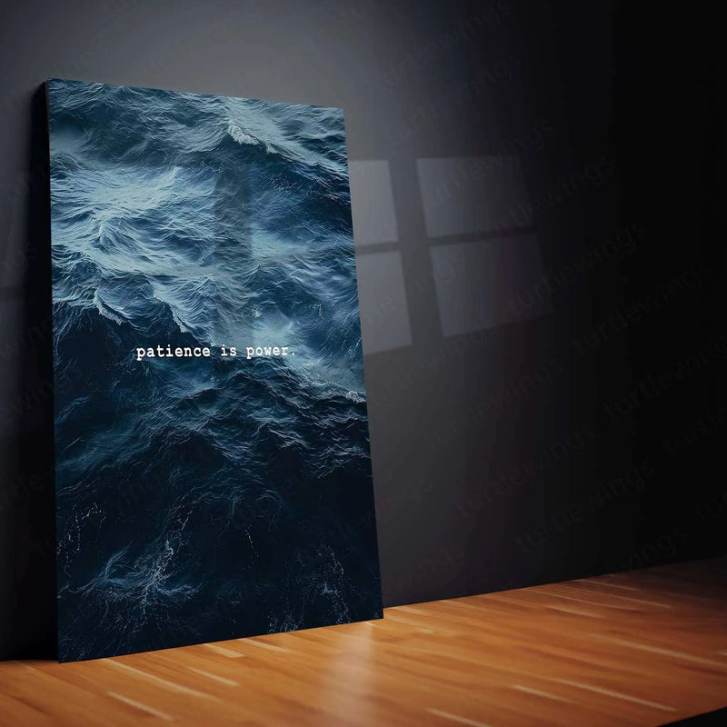 Dark Surface of the Ocean – Mysterious Depths Artwork - TURTLEWINGS