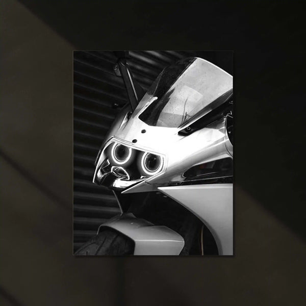 KTM RC 390 Neon LED Metal Frame | Orange Fury Meets Street Glow | Ready to Race Wall Art