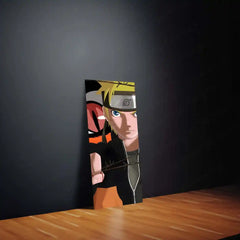 Naruto Metal Poster Set of 5 – Split Wall Art | Hokage Legacy Edition | Epic Anime Metal Frame Collection