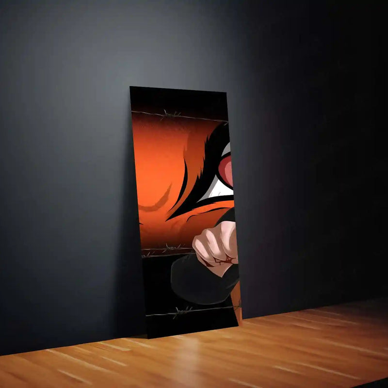 Naruto Metal Poster Set of 5 – Split Wall Art | Hokage Legacy Edition | Epic Anime Metal Frame Collection