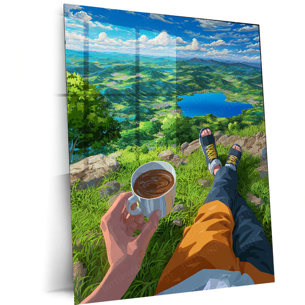 Anime Metal Poster | Naruto Aesthetic Art Metal Poster | Anime Wall Frame | Shinobi Dreamscape