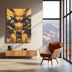 Naruto Metal Poster | Naruto Uzumaki Anime Wall Art | Hokage Ninja Decor - TURTLEWINGS