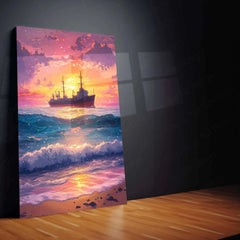 Natural Abstract Art Metal Poster - TURTLEWINGS