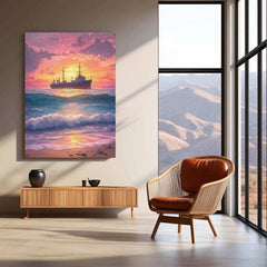 Natural Abstract Art Metal Poster - TURTLEWINGS