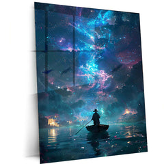 Nature Abstract Metal Poster – Stunning Abstract Nature Wall Art | Serene Greenery & Earth Tones - TURTLEWINGS