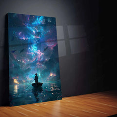 Nature Abstract Metal Poster – Stunning Abstract Nature Wall Art | Serene Greenery & Earth Tones - TURTLEWINGS