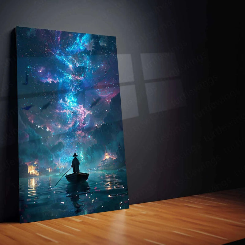 Nature Abstract Metal Poster – Stunning Abstract Nature Wall Art | Serene Greenery & Earth Tones - TURTLEWINGS