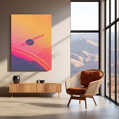 Nature Abstract Metal Poster – Stunning Abstract Nature Wall Art | Serene Greenery & Earth Tones 3 - TURTLEWINGS