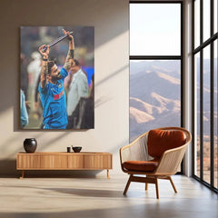 Virat Kohli | Indian Team Champions Trophy 2025 Winner | Metal Poster - TURTLEWINGS