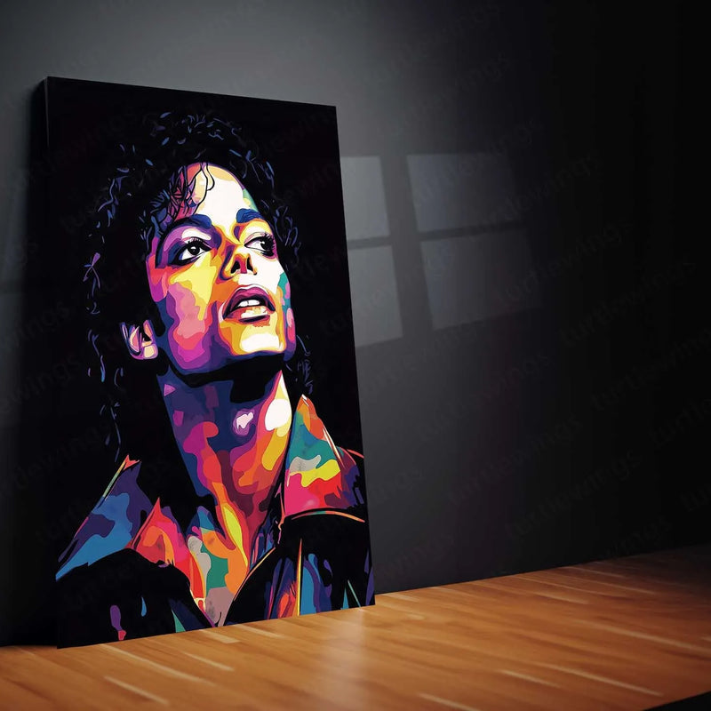 Michael Jackson Metal Poster | King of Pop Wall Art | Iconic Music Legend Decor - TURTLEWINGS