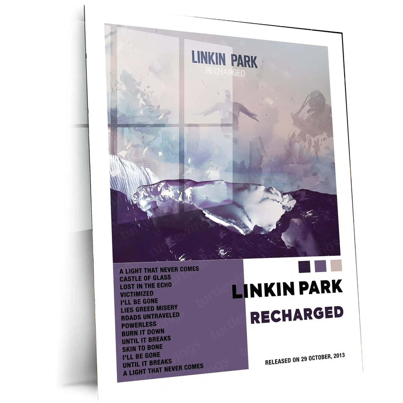 Linkin Park Metal Poster Collection – 11 Iconic Albums | Premium Music Wall Art | Buy Single, Set of 8, or Complete Set of 11
