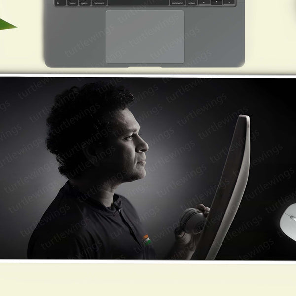 Sachin Tendulkar Deskmat – Mouse Pad for Office & Gaming | Smooth Surface, Non-Slip Base, Premium Print