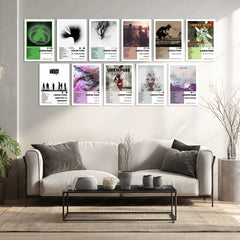 Linkin Park Metal Poster Collection – 11 Iconic Albums | Premium Music Wall Art | Buy Single, Set of 8, or Complete Set of 11