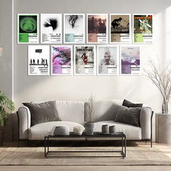 Linkin Park Metal Poster Collection – 11 Iconic Albums | Premium Music Wall Art | Buy Single, Set of 8, or Complete Set of 11