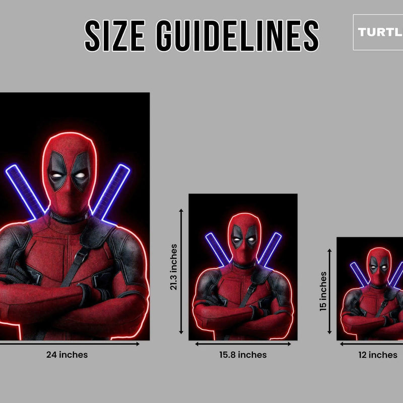 Finger Neon LED Metal Frame - Bold and Futuristic Wall Art - TURTLEWINGS