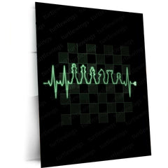 Chess Metal Poster – Strategic & Elegant Wall Art for Thinkers - TURTLEWINGS