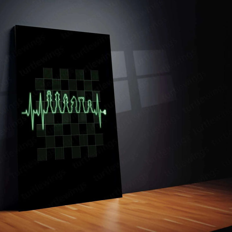 Chess Metal Poster – Strategic & Elegant Wall Art for Thinkers - TURTLEWINGS