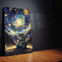 Bulbasaur Oil Painting Poster – Classic Pokémon Art Illustration - TURTLEWINGS