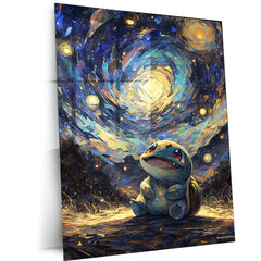 Bulbasaur Oil Painting Poster – Classic Pokémon Art Illustration - TURTLEWINGS