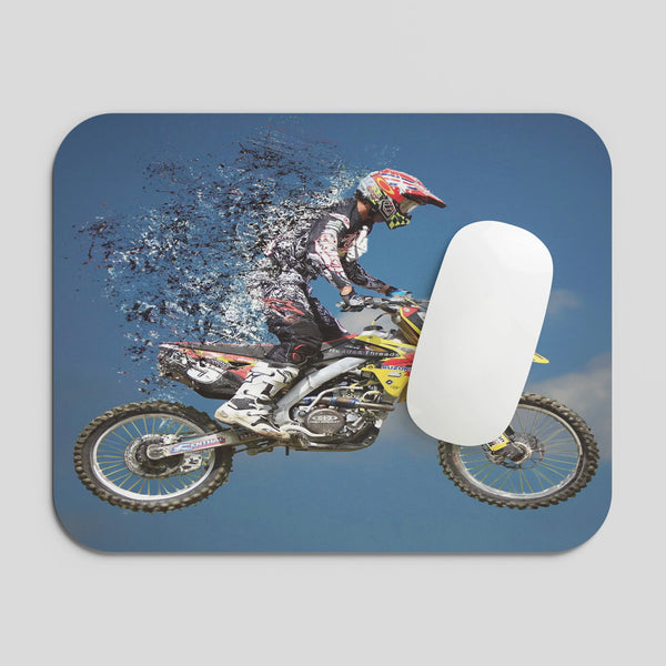 bike Small Mousepad - TURTLEWINGS