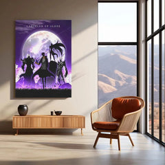 Solo Leveling Metal Poster | Sung Jin-Woo Shadow Monarch Wall Art | Anime Manhwa Decor 01 - TURTLEWINGS