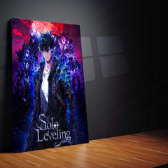Solo Leveling Metal Poster | Sung Jin-Woo Shadow Monarch Wall Art | Anime Manhwa Decor 18 - TURTLEWINGS