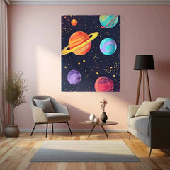 Space Art Metal Poster - TURTLEWINGS