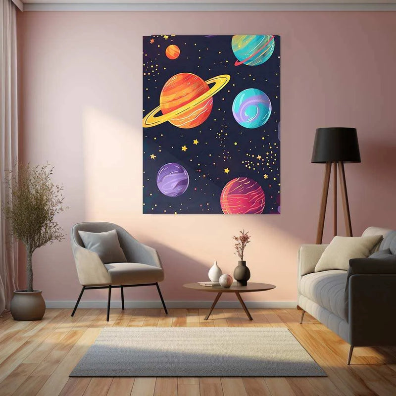 Space Art Metal Poster - TURTLEWINGS