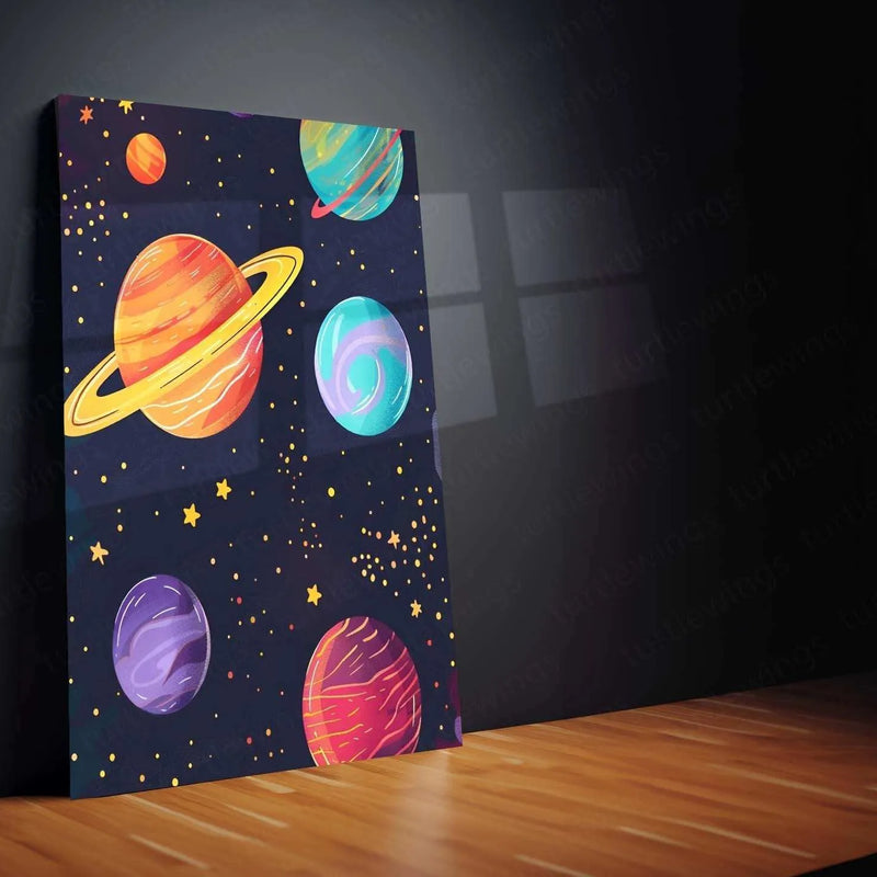 Space Art Metal Poster - TURTLEWINGS