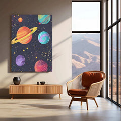 Space Art Metal Poster - TURTLEWINGS