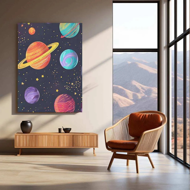 Space Art Metal Poster - TURTLEWINGS