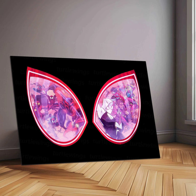 Spider-Man: Across the Spider-Verse Neon LED Metal Poster - TURTLEWINGS
