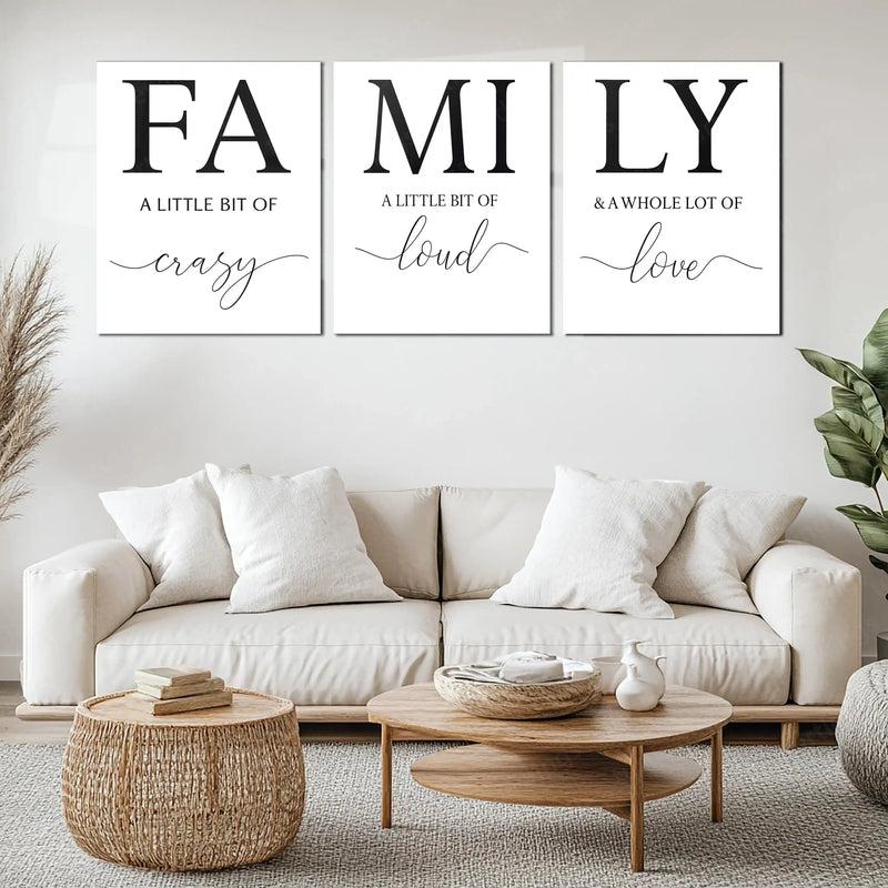 Motivational Metal Poster Set of 3 – Inspirational Wall Frame Décoretal wall frame set 01