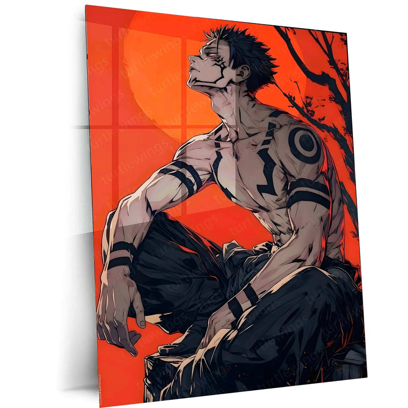 Ryomen Sukuna – Jujutsu Kaisen Metal Poster - TURTLEWINGS