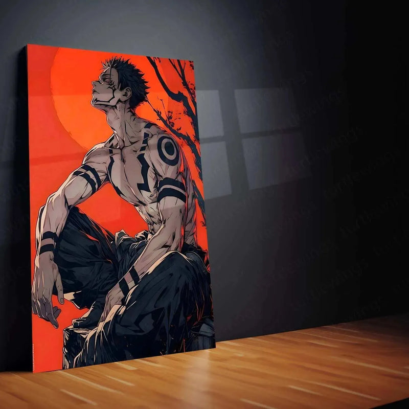 Ryomen Sukuna – Jujutsu Kaisen Metal Poster - TURTLEWINGS