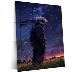 Anime Metal Poster | Satoru Gojo Metal Poster | Jujutsu Kaisen Anime Frame | Stylish Duo Wall Art (Copy) - TURTLEWINGS