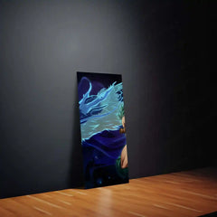 Tanjiro Metal Poster Set of 5 – Split Wall Art | Demon Slayer Water Breathing Edition | Anime Metal Frame Collection