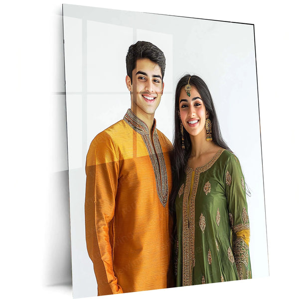Custom Metal Poster / Frame Portrait – Personalized Wall Art - TURTLEWINGS