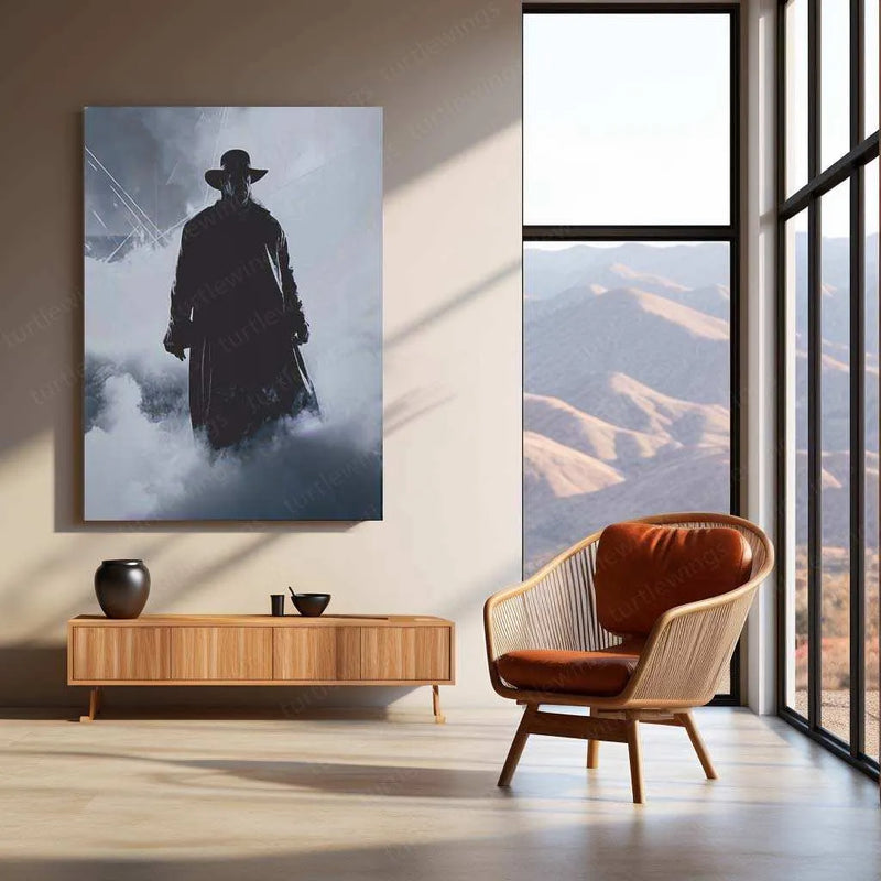 The Undertaker Portrait – Iconic WWE Superstar Art Print - TURTLEWINGS