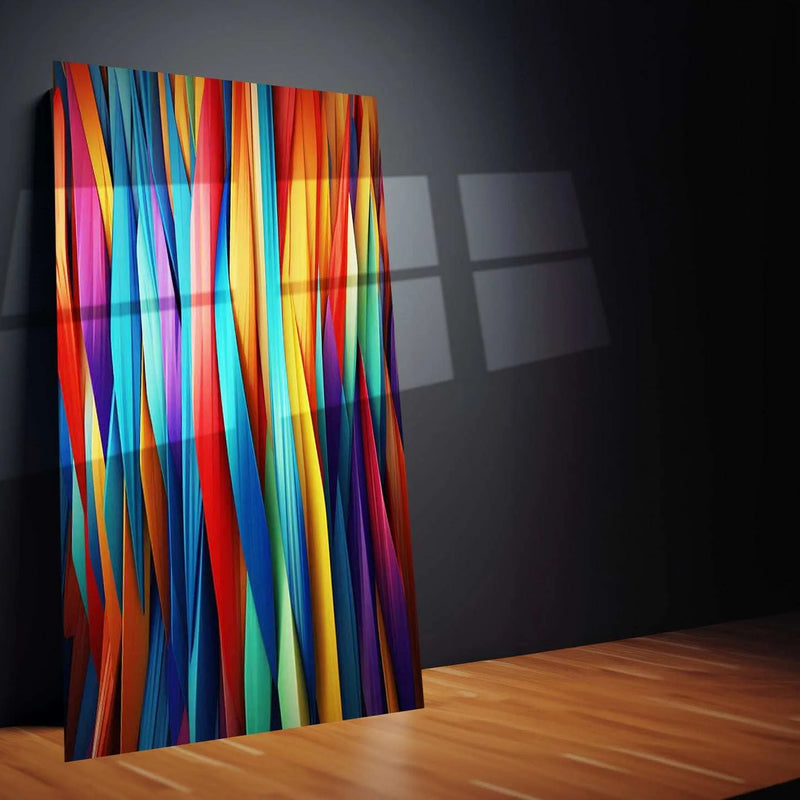 Abstract Art Metal Poster | Modern Wall Decor | Contemporary Aesthetic Artwork - TURTLEWINGS