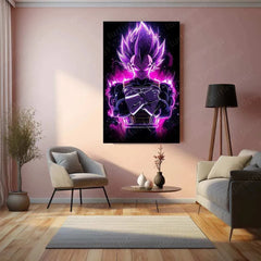 Vegeta Metal Poster – Dragon Ball Z Warrior | Saiyan Prince Wall Art | Powerful Anime Decor - TURTLEWINGS