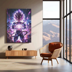 Vegeta Metal Poster – Dragon Ball Z Warrior | Saiyan Prince Wall Art |3 - TURTLEWINGS